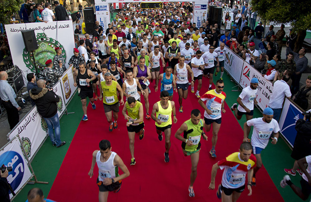 UNIFIL runs the ISF half-marathon