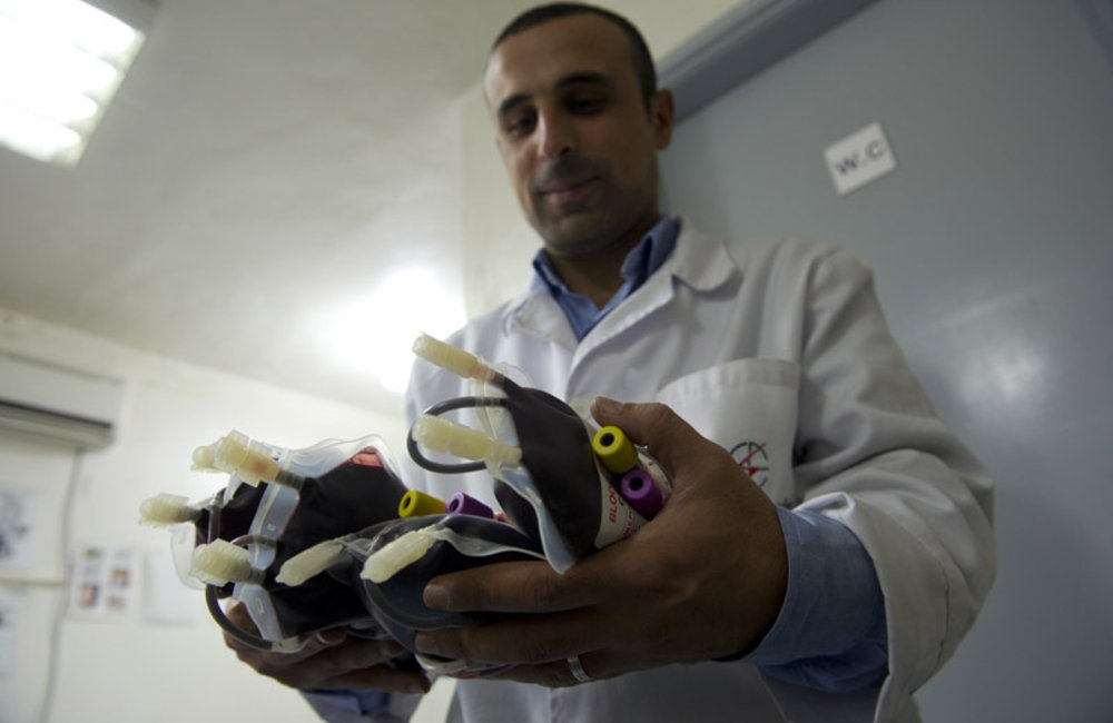 التبرّع بالدم في سبيل الحياة