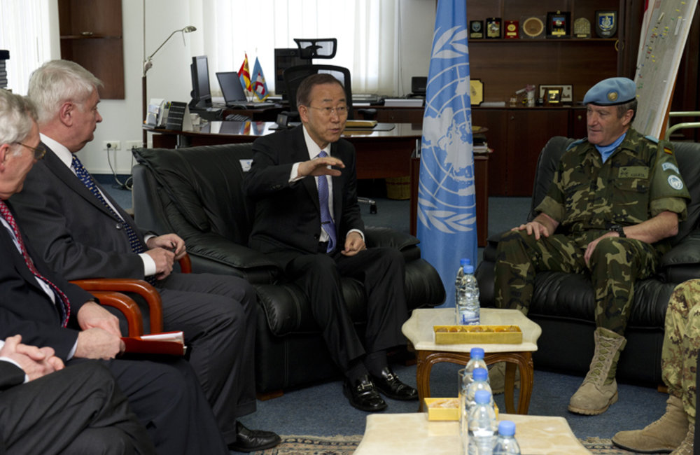 United Nations Secretary-General visits UNIFIL, 14 January 2012