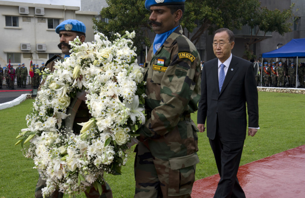 United Nations Secretary-General visits UNIFIL, 14 January 2012