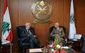 UNIFIL Force Commander visits Minister of Defence