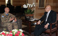UNIFIL Force Commander meets Prime Minister Tammam Salam