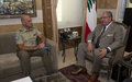 UNIFIL head continues with his farewell calls with Lebanese authorities