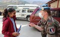 French peacekeepers carry out school support initiatives