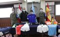 Spanish peacekeepers donate sports equipment to under-15 soccer club