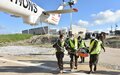 French and Ghanaian troops conduct medical evacuation exercise