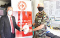 Irish peacekeepers assist Red Cross with blood and cash donations