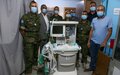 Finnish support Marjayoun hospital with anesthesia machine