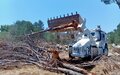Peacekeepers continue clearing roadblocks, helping local civilians