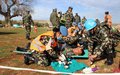 UNIFIL peacekeepers train for emergency situation