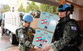 Returnees in Abbasiyeh receive assistance from Korean peacekeepers