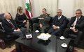 رئيس بعثة اليونيفيل يلتقي مع مسؤولين في القضاء اللبناني
