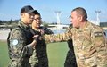 UNIFIL Korean peacekeepers and LAF soldiers in joint combat training 