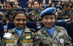 UNIFIL women peacekeepers honoured on International Women’s Day, 08 March 2012