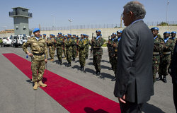 Lebanese minister of Information visit to UNIFIL headquarters, 20 May 2013