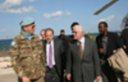 Former US President Jimmy Carter visits UNIFIL 