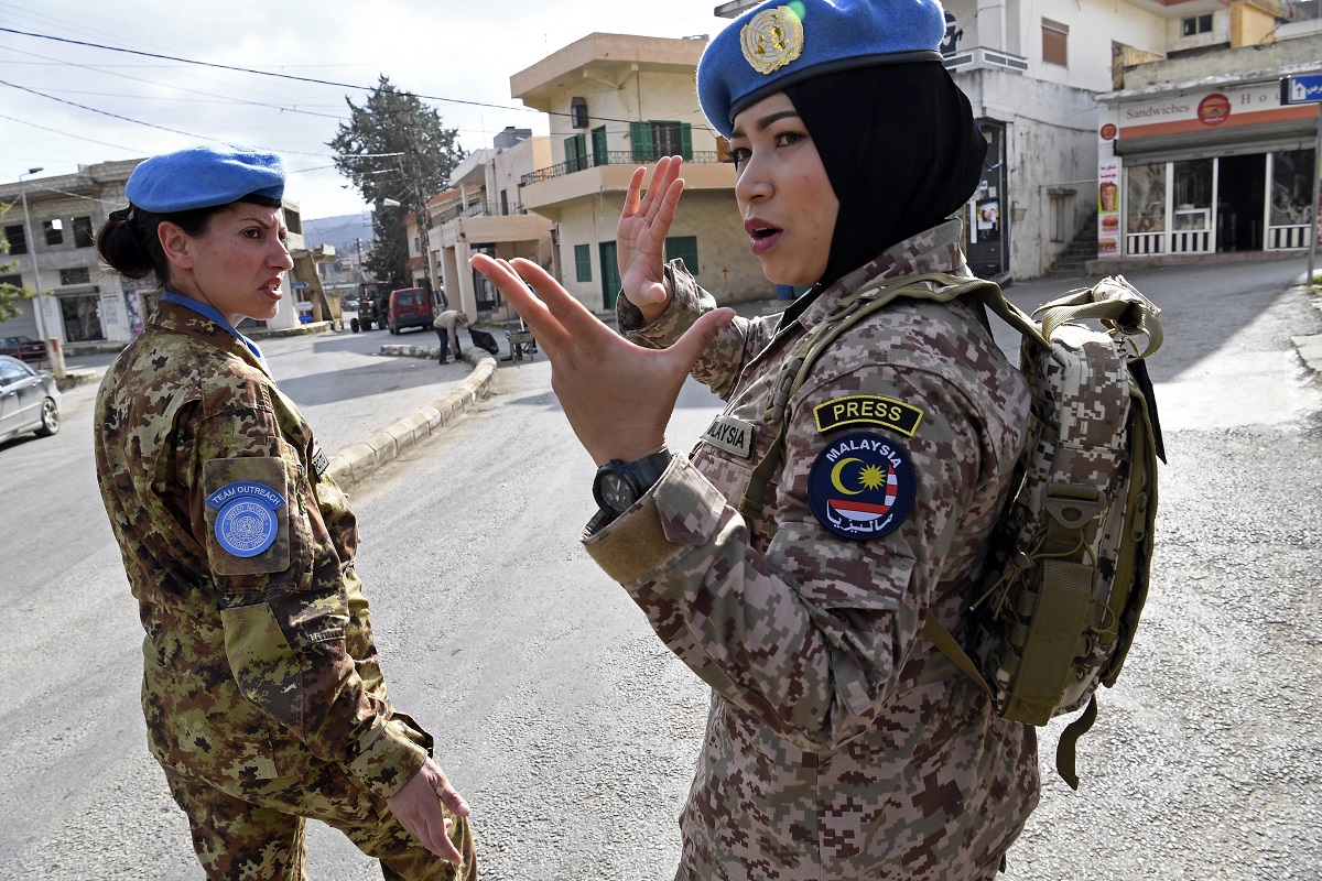 Unifil Female Assessmentanalysis Support Team Fast Patrols In Rmeish Unifil