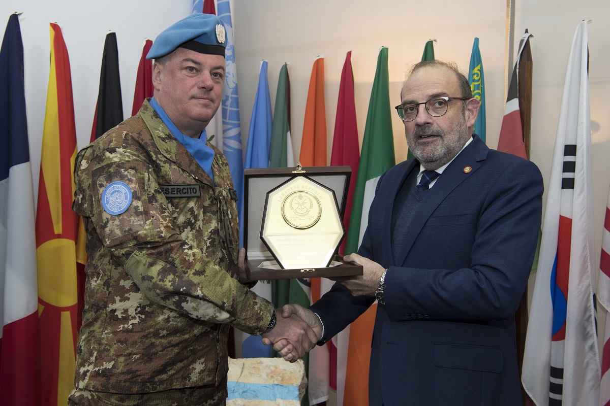 Defence Minister Sarraf visits UNIFIL HQ and area of operation with ...