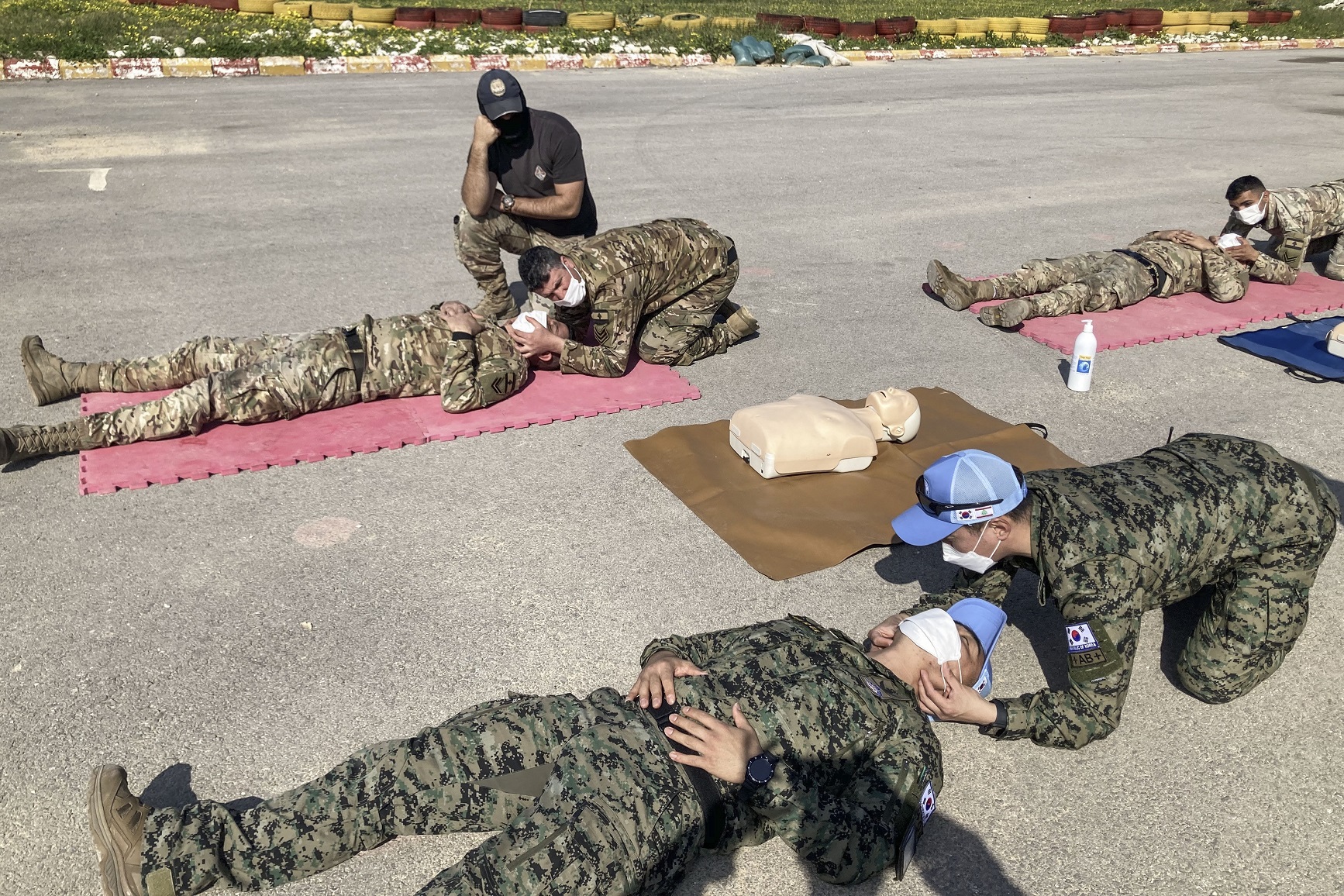 Korean and Irish peacekeepers conduct training exercises with LAF | UNIFIL