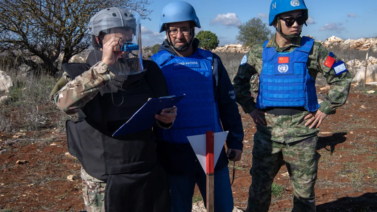 UNIFIL hands over cleared minefield to LAF UNIFIL hands over cleared minefield to LAF