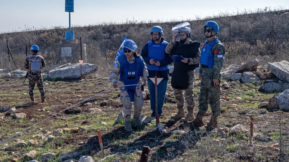 UNIFIL hands over cleared minefield to LAF UNIFIL hands over cleared minefield to LAF