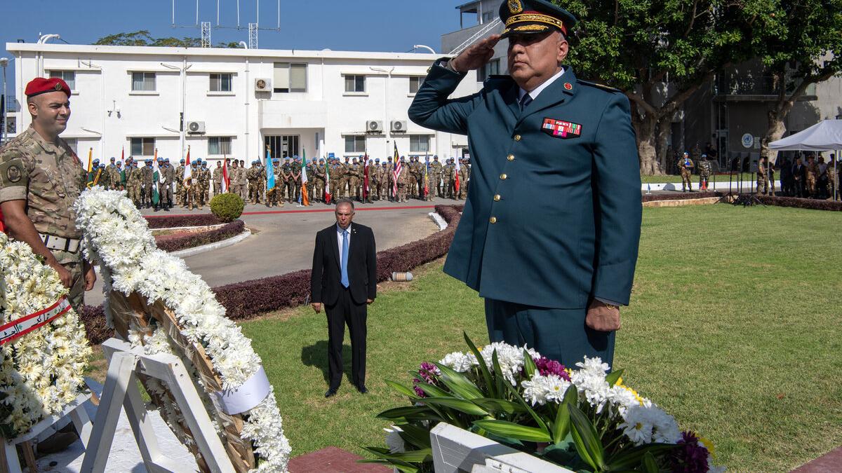 UNIFIL commemorates 80th anniversary of UN UNIFIL commemorates 80th anniversary of UN