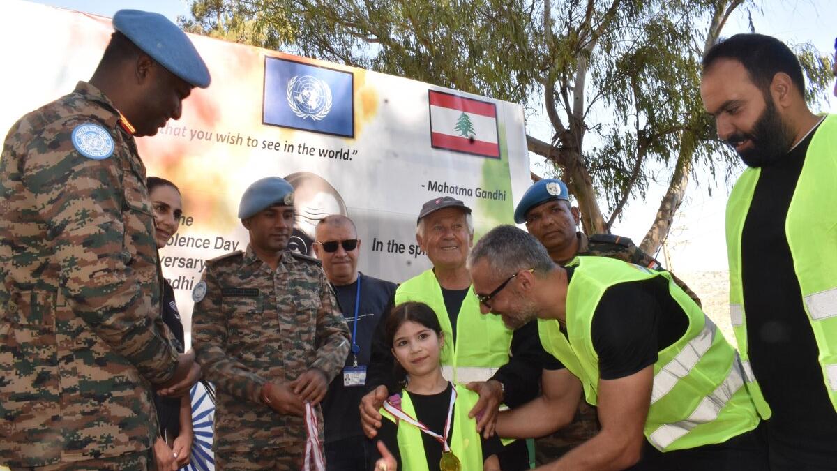 peacekeepers lead “Walk for Peace” in South Lebanon peacekeepers lead “Walk for Peace” in South Lebanon