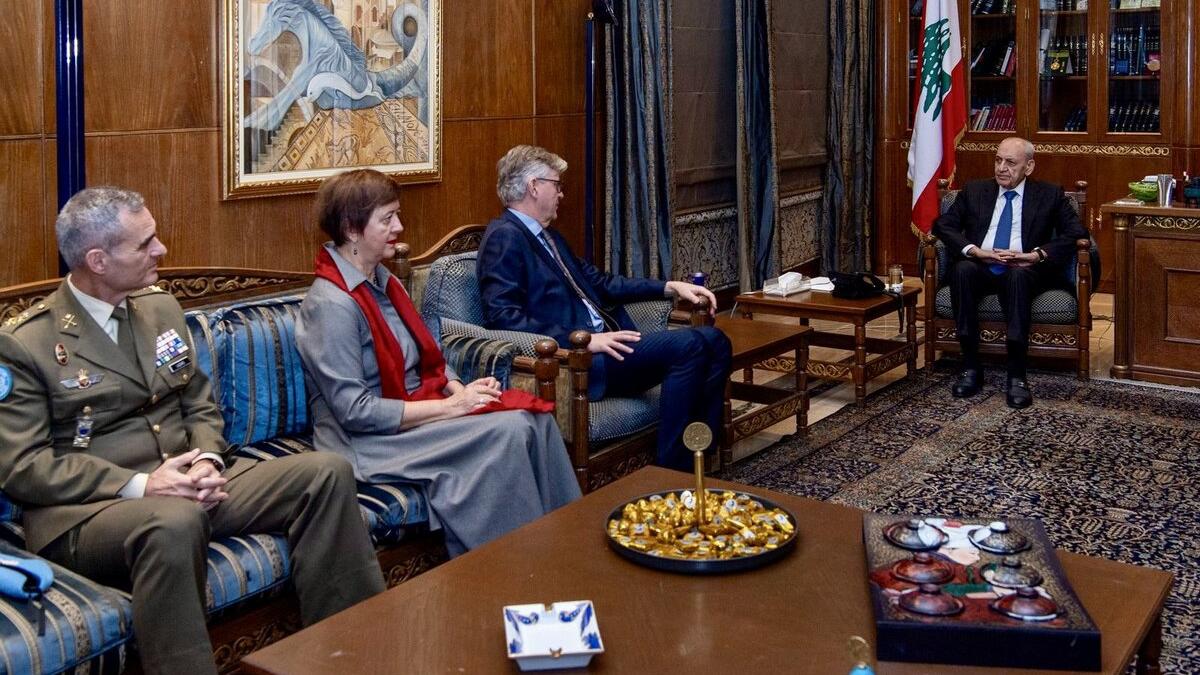 Jean-Pierre Lacroix with high-level representatives.