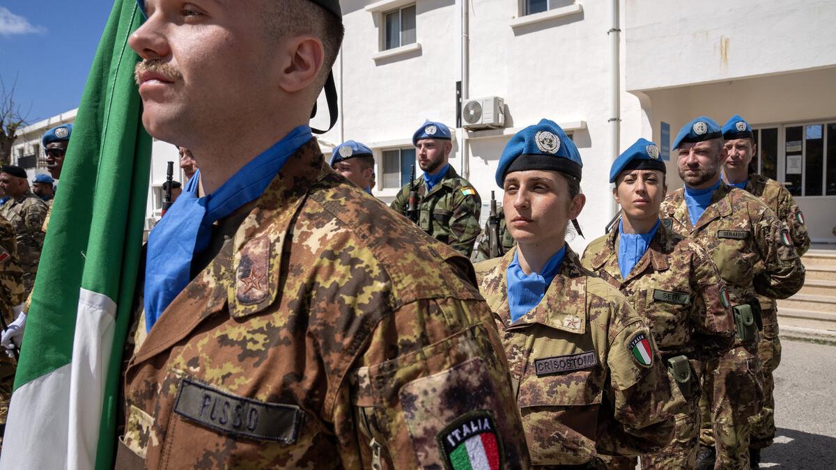 A group of peacekeepers. -