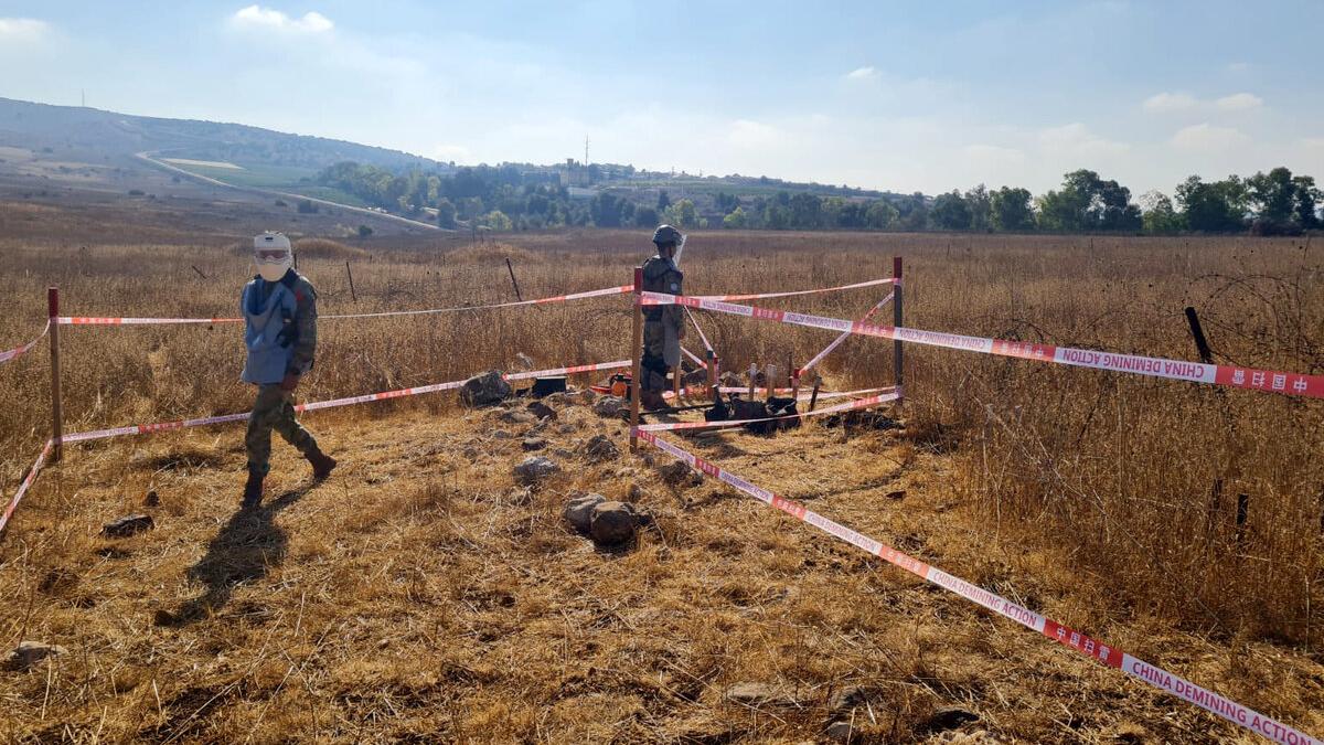 UNIFIL resumes humanitarian demining in south Lebanon UNIFIL resumes humanitarian demining in south Lebanon