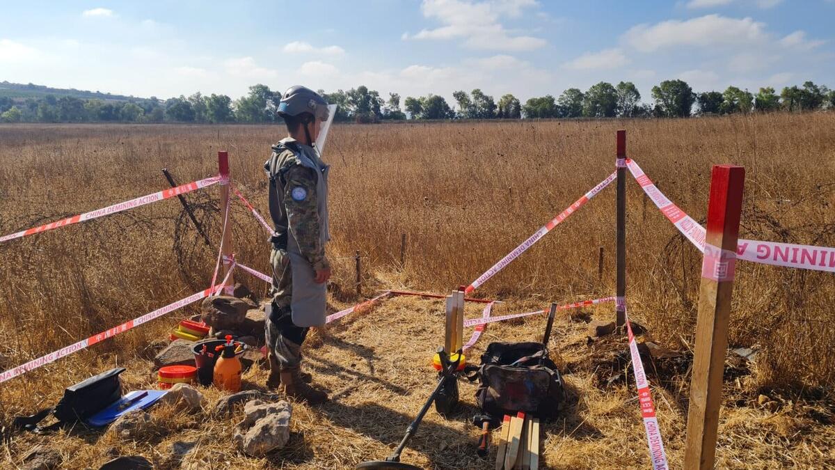 UNIFIL resumes humanitarian demining in south Lebanon UNIFIL resumes humanitarian demining in south Lebanon