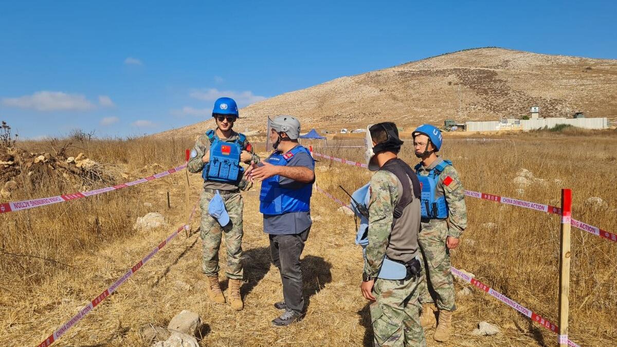 UNIFIL resumes humanitarian demining in south Lebanon UNIFIL resumes humanitarian demining in south Lebanon