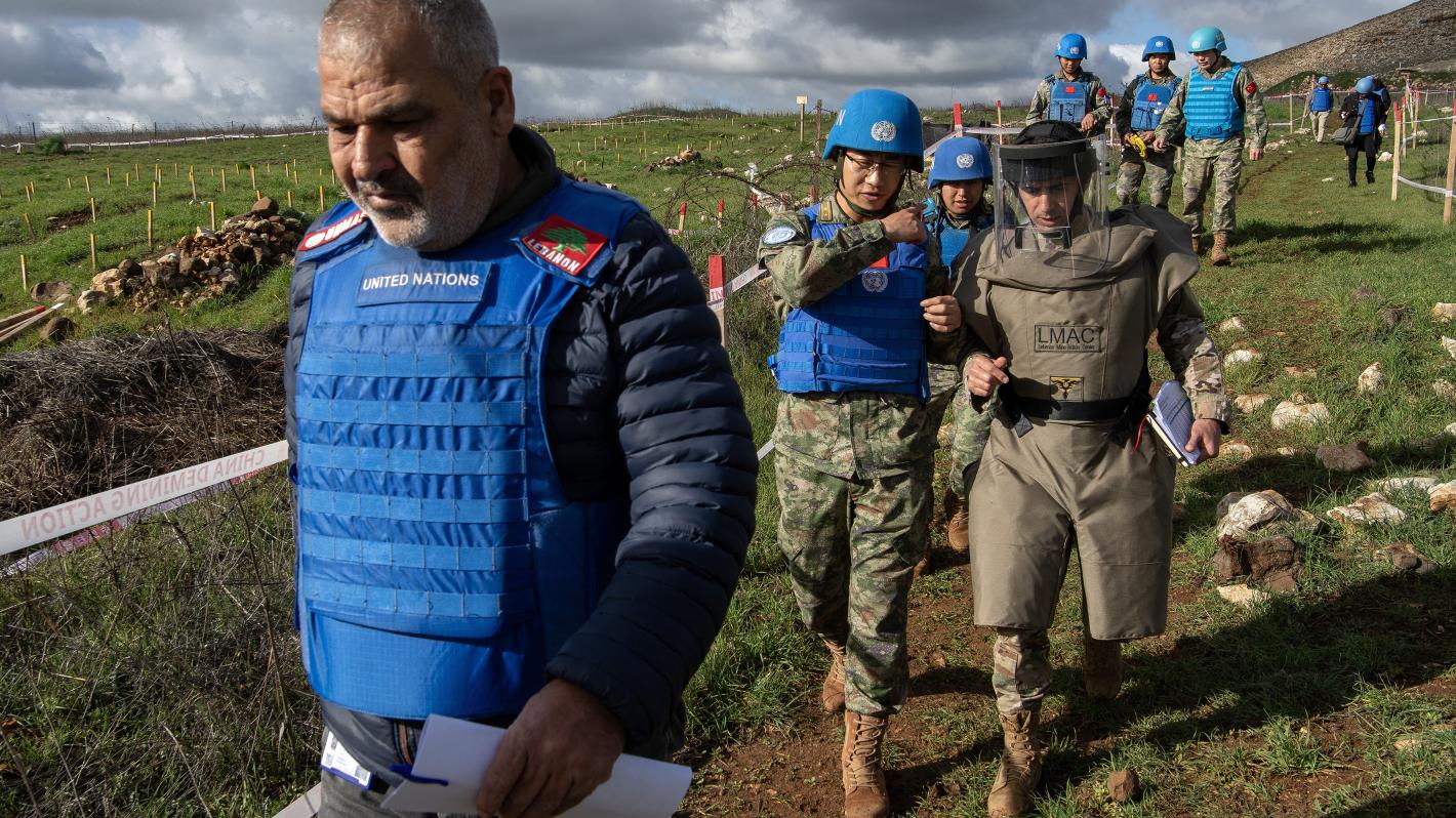 Handover of cleared minefields in Maroun al-Ras to the LAF