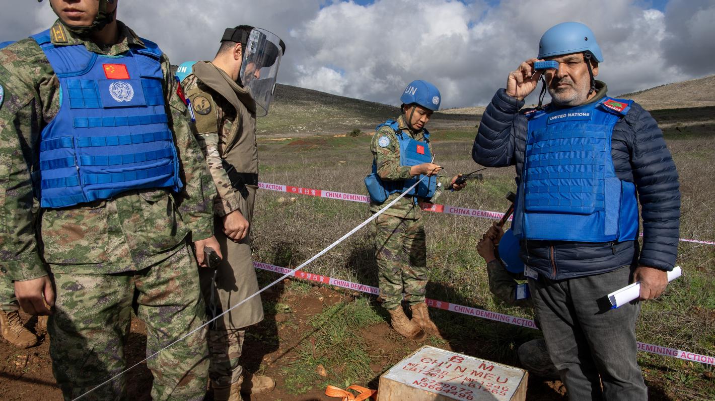 Handover of cleared minefields in Maroun al-Ras to the LAF