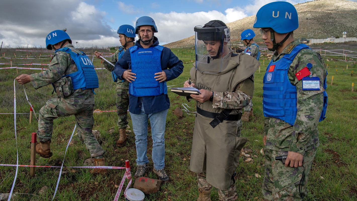 Handover of cleared minefields in Maroun al-Ras to the LAF