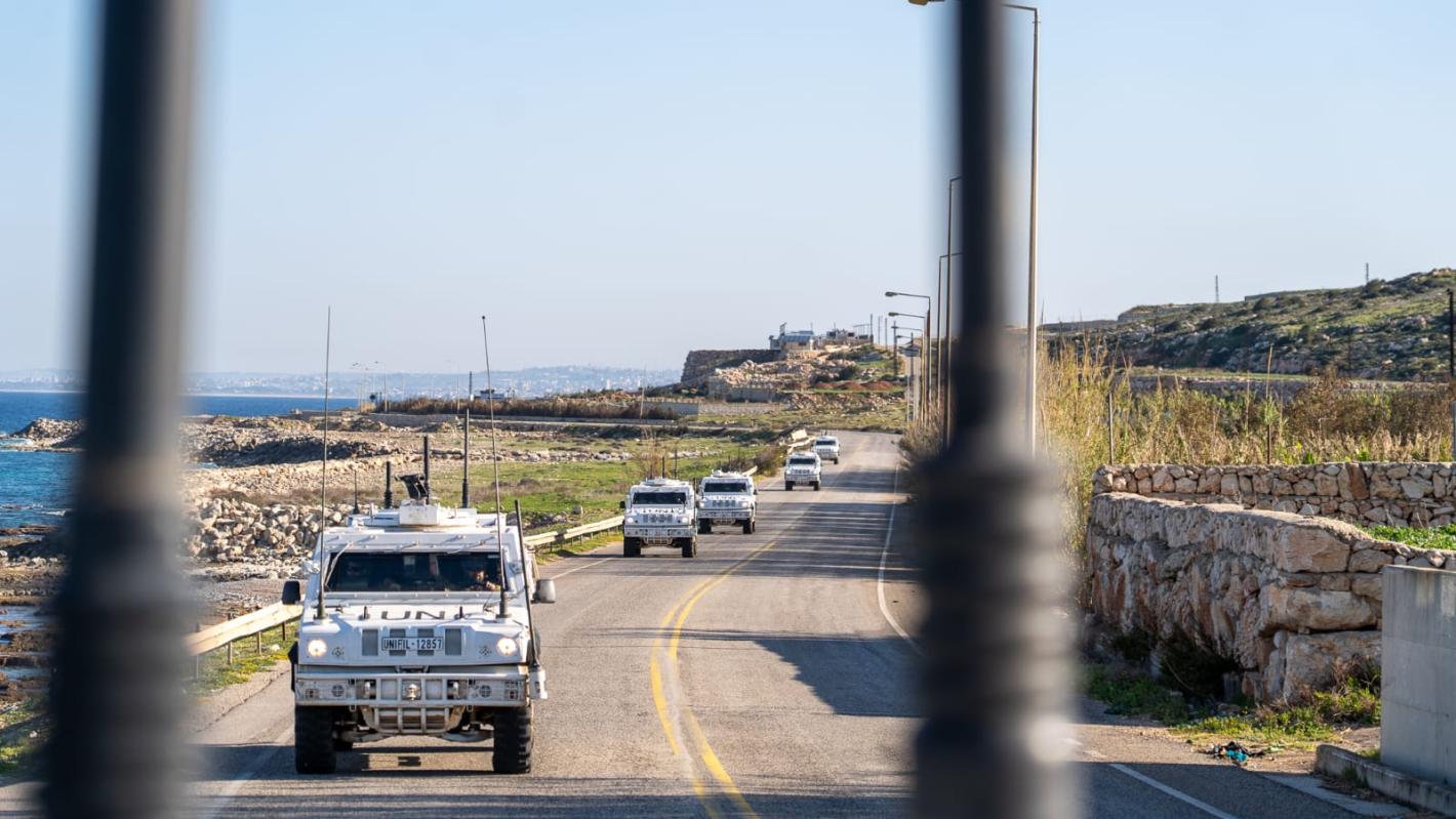UNIFIL peacekeepers head to Alma Shaab to meet civilians waiting to be evacuated