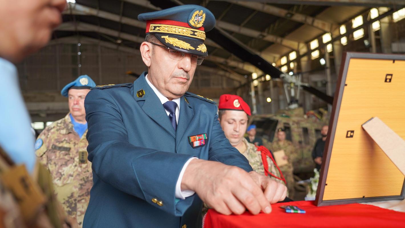 fallen UNIFIL Indonesian PK - repartition ceremony