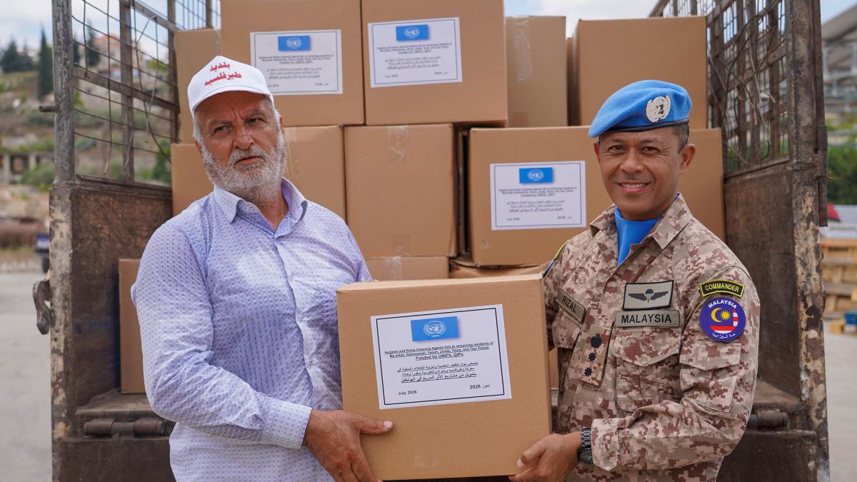 Peacekeepers support local communities