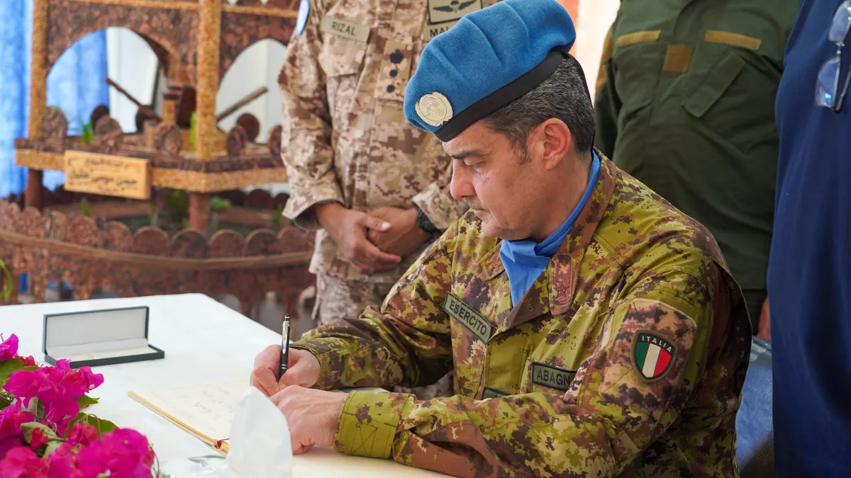 Peacekeepers support local communities