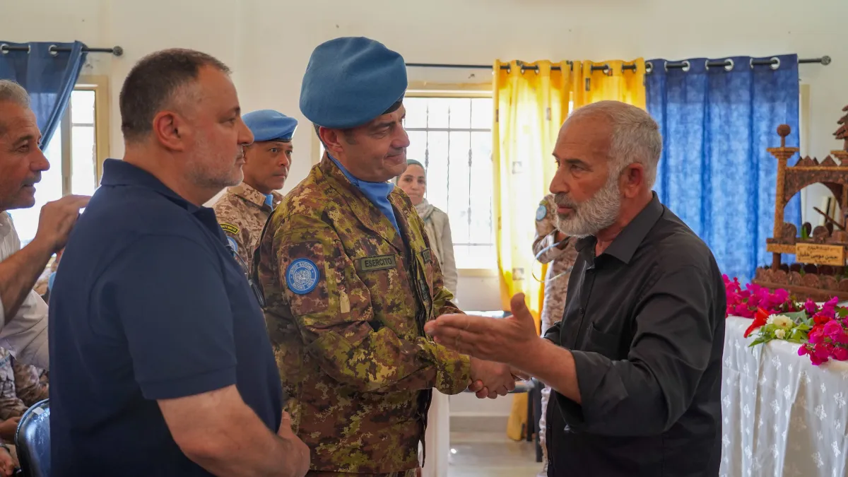 Peacekeepers support local communities