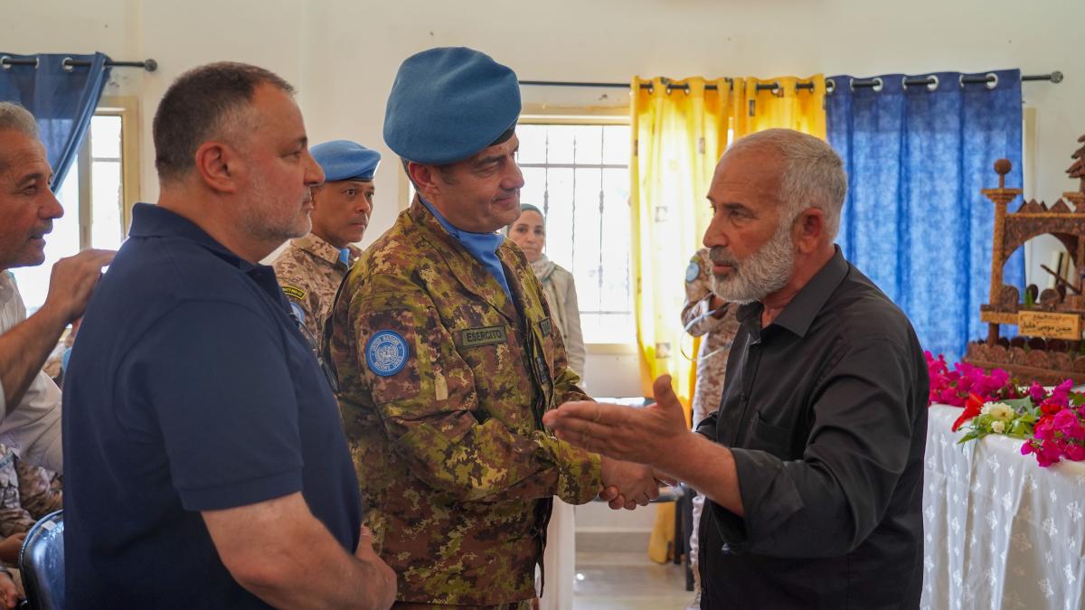 Peacekeepers support local communities