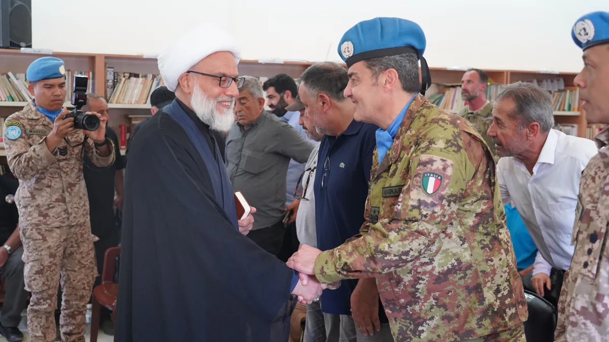 Peacekeepers support local communities
