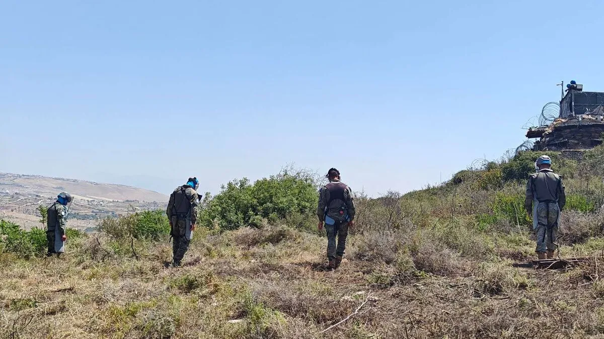 Two UNIFIL positions along Blue Line cleared of unexploded ordnances