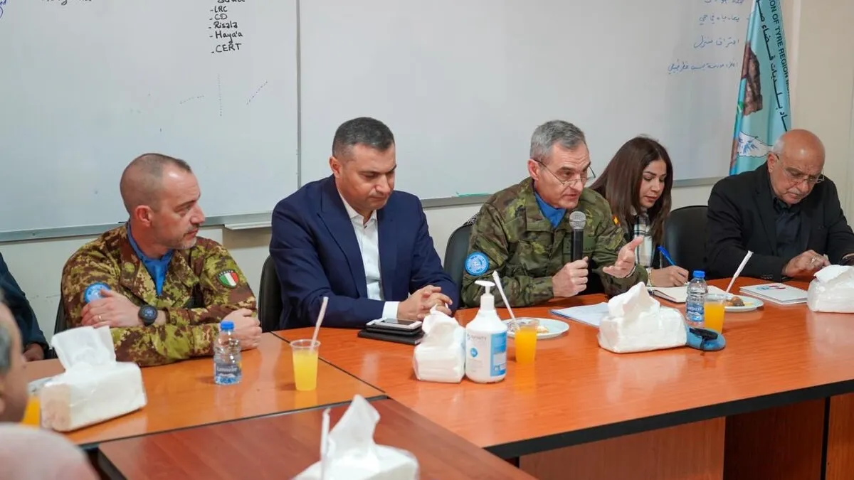 UNIFIL Head meets with Tyre district mayors to hear their concerns 
