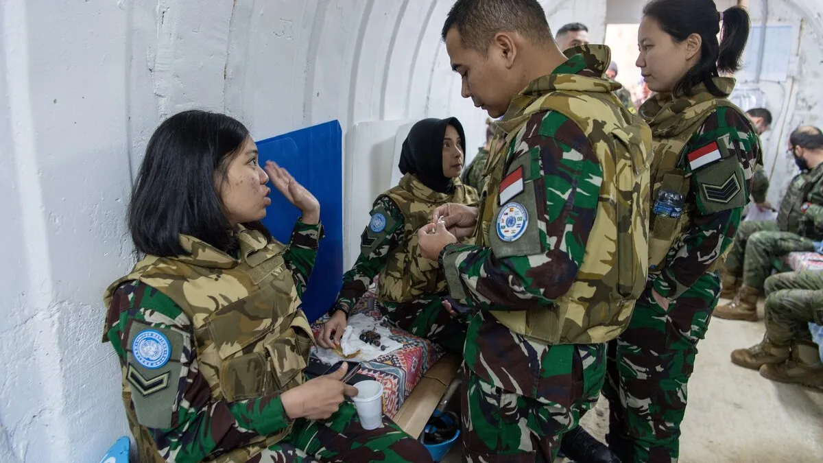 Peacekeepers persevere in assisting local communities