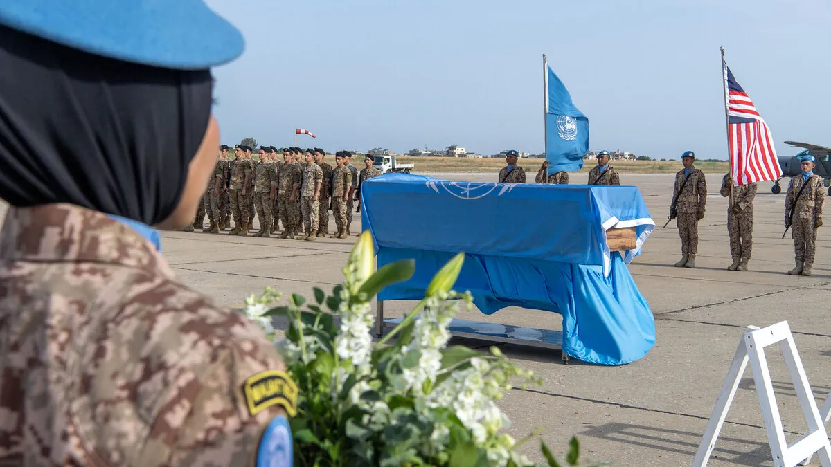 UNIFIL, LAF pay tribute to fallen Malaysian peacekeeper