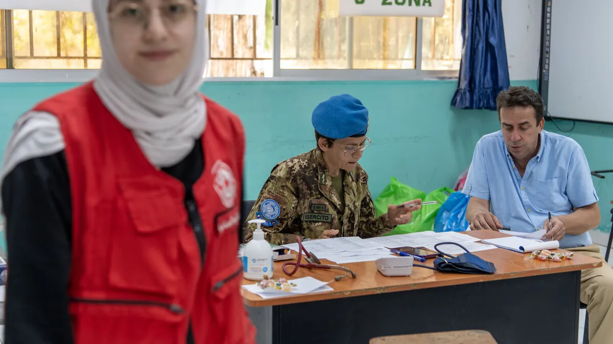 Supporting displaced people in south Lebanon