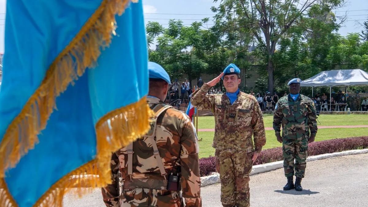 Major General Diodato Abagnara of Italy assumes UNIFIL command