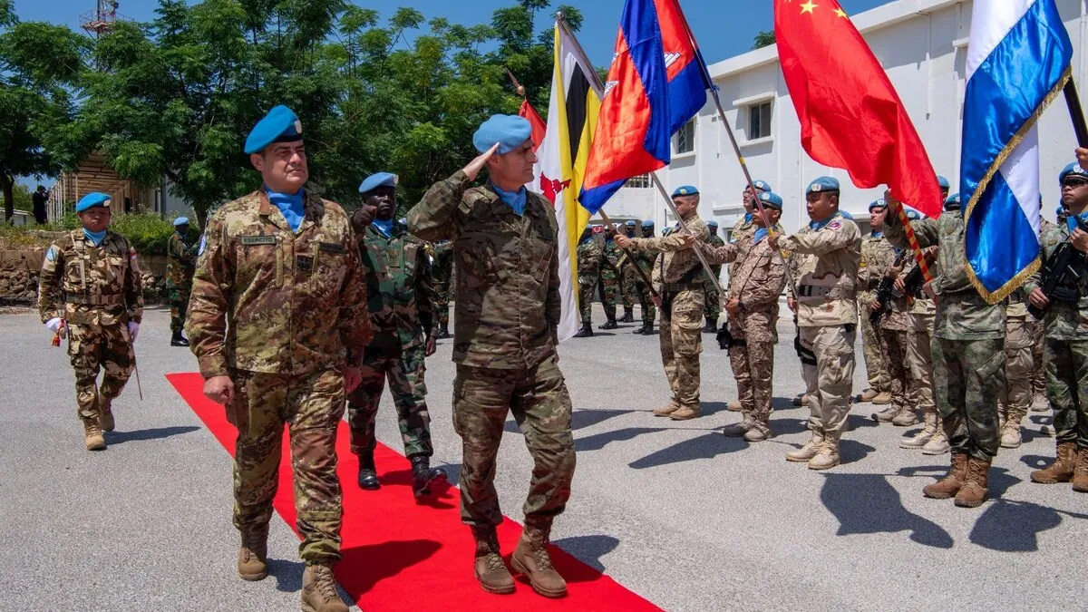 Major General Diodato Abagnara of Italy assumes UNIFIL command