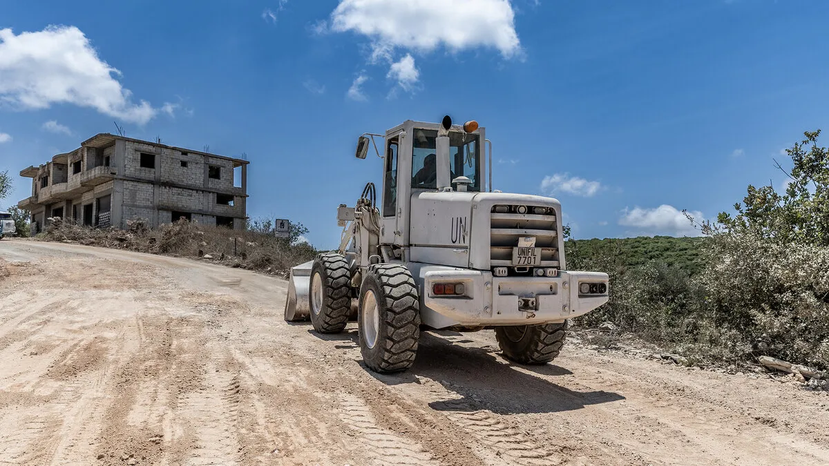 Work underway to repair vital road near UNIFIL HQs